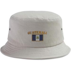 imageSpeedy Pros Bucket Apparel Hat Guatemala Flag Embroidery Cotton Hats for Men ampamp WomenKhaki