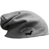 imageSpeedy Pros Slouchy Beanie for Men Dachshund Black Embroidery Winter Hats Women Skull CapLight Grey