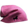 imageCustom Slouchy Beanie Tennessee Walking Horse Embroidery Acrylic Skull Cap Hats for Men ampamp Women Pink Design Only