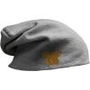 imageSpeedy Pros Slouchy Beanie for Men Squirrel C Embroidery Winter Hats Cotton Women Skull CapLight Grey