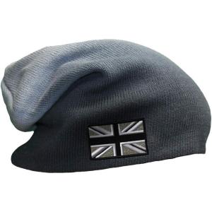 imageSlouchy Beanie for Men British Flag B Blackwhite Embroidery Women Skull CapNavy