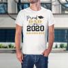 imageFunny Graphic T Shirts Proud Dad of A 2020 Graduate Grad Graduation Class SeniorWhite