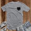 imageFunny Graphic T Shirts for Men Albanian Eagle Black Cotton TopOxford Gray
