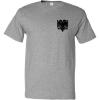imageFunny Graphic T Shirts for Men Albanian Eagle Black Cotton TopOxford Gray