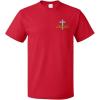 imageFunny Graphic T Shirts for Men Christian Cross Jesus Cotton TopRed