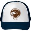 imagePersonalized Custom Text Bass Master Fishing Unisex Adult Snaps Polyester Trucker Hat Adjustable Cap  Navy