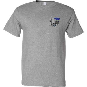 imageFunny Graphic T Shirts for Men Appliance Repair Logo Cotton TopOxford Gray