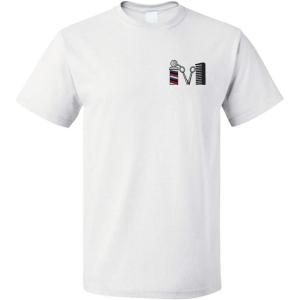 imageFunny Graphic T Shirts for Men Barber Logo Cotton TopWhite
