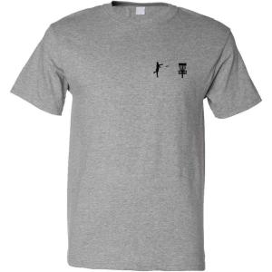imageFunny Graphic T Shirts for Men Disc Golf Sport Style 1 Cotton TopOxford Gray