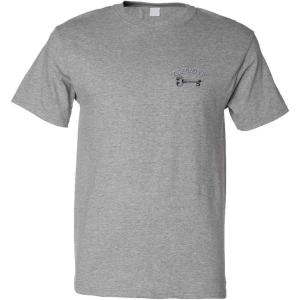imageFunny Graphic T Shirts for Men Locksmith Cotton TopOxford Gray