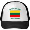 imageIm Not Yelling I Am Lithuanian Lithuania Lithuanians Trucker Hat Cap Black