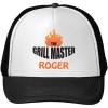 imagePersonalized Custom Text The Grill Master Unisex Adult Polyester Trucker HatBlack