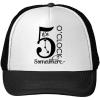 imageTrucker Hat Its 5 OClock Somewhere Polyester Baseball Mesh Cap Snaps BlackBlack One Size