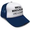 imageTrucker Hat Social Distancing Like A Champ Quarantine Polyester AdjustableNavy