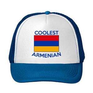 imageCoolest Armenian Flag Country Adjustable Trucker Hat Cap Royal Blue