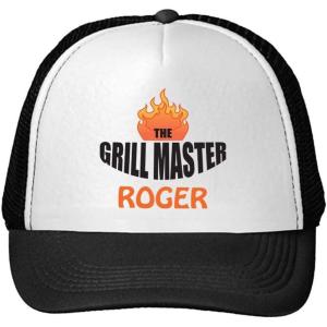imagePersonalized Custom Text The Grill Master Unisex Adult Polyester Trucker HatBlack