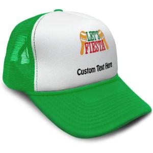 imageTrucker Hat Lets Fiesta Cinco De Mayo Snapback Baseball Cap for Men ampamp WomenKelly Green