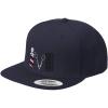 imageCustom Snapback Hats for Men ampamp Women Barber Logo Embroidery AcrylicNavy Design Only