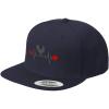 imageSnapback Baseball Hat Rooster Lifeline B Embroidery Acrylic Cap Snaps One SizeNavy