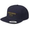 imageSpeedy Pros Snapback Hats for Men ampamp Women Jesus Saves Gold Embroidery Flat Bill Baseball CapNavy