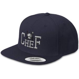 imageSnapback Hats for Men ampamp Women Chef Cooking Cook A Embroidery AcrylicNavy