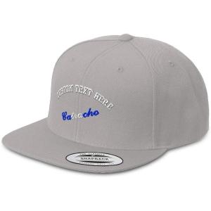 imageSnapback Hats for Men ampamp Women Honduras Love Acrylic Flat Bill Baseball CapSilver Personalized Text Here