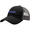 imageCombat InfantryMan Badge Embroidery Richardson Cotton Front and Mesh Back Cap BlackCharcoal