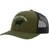 imageCustom Richardson Trucker Hat Angus Bull Embroidery Animal Name Polyester SnapsLodenBlack