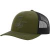 imageRichardson Structured Mesh Trucker Hat Grey Disc Golf Flying Disc Embroidery HatLodenBlack