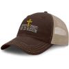 imageRichardson Trucker Mesh Hat Jesus Christ He is Risen Embroidery Cotton SnapbackBrown Khaki