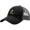 imageSeabees Embroidery Design Richardson Cotton Front and Mesh Back Cap BlackCharcoal