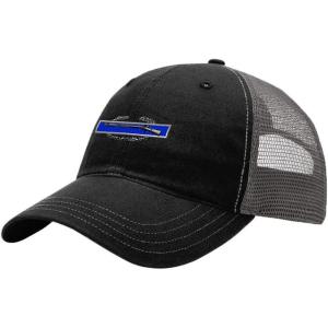 imageCombat InfantryMan Badge Embroidery Richardson Cotton Front and Mesh Back Cap BlackCharcoal