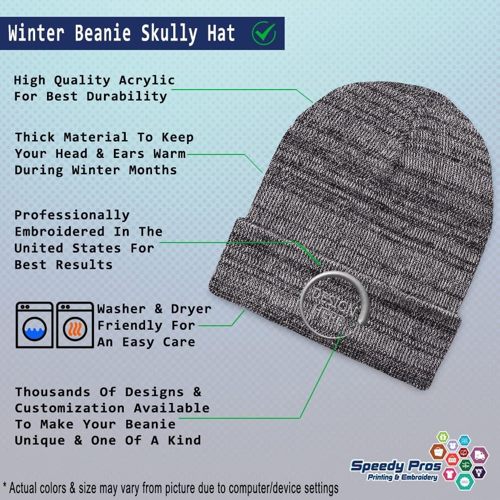 imageCustom Beanies for Men Christian Cross Jesus Embroidery Winter Hats for Women Acrylic Skull Cap 1 SizeHeather Grey Design Only