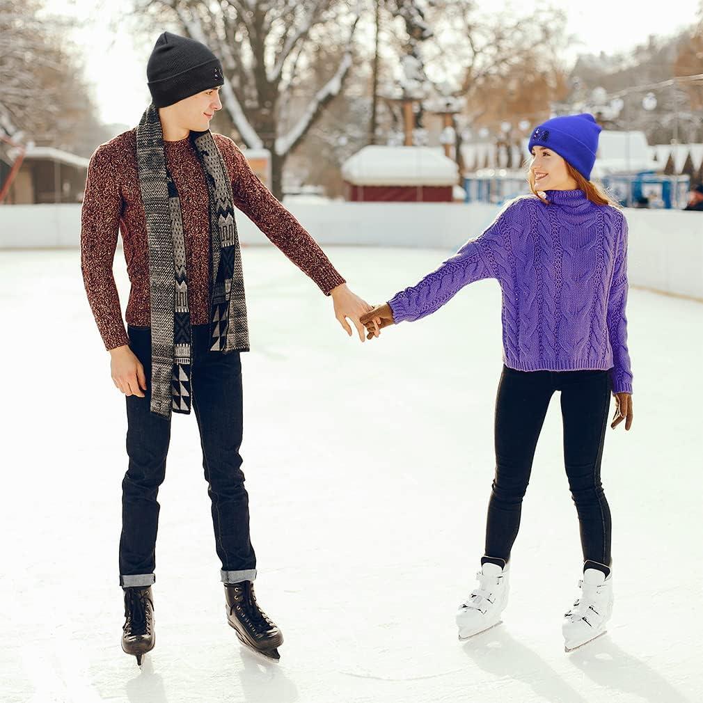 imageSpeedy Pros Beanies for Men Barber Logo Embroidery Hairdresser Winter Hats for Women Acrylic Skull Cap 1 SizeOrange Design Only