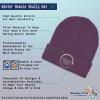 imageSpeedy Pros Beanies for Men Barber Logo Embroidery Hairdresser Winter Hats for Women Acrylic Skull Cap 1 SizePurple Design Only