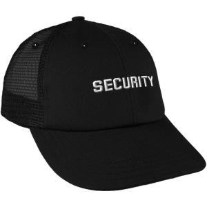 imageCustom Trucker Hat Baseball Cap Professional Security Guard A Embroidery CottonBlack Design Only