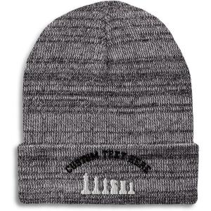 imageBeanies for Men Chess Set White Embroidery Chess Winter Hats for Women Acrylic Skull Cap 1 SizeHeather Grey Personalized Text Here