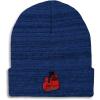 imageCustom Beanies for Men Boxing Gloves Embroidery Boxing Winter Hats for Women Acrylic Skull Cap 1 SizeHeather Royal Blue Design Only