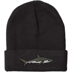 imageCustom Beanies for Men Shark Embroidery Ocean and Winter Hats for Women Acrylic Skull Cap 1 SizeBlack Design Only