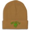 imageBeanies for Men Believe Alien Embroidery Style B Symbols Winter Hats for Women Acrylic Skull Cap 1 SizeKhaki Design Only