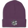 imageCustom Beanies for Men Paramedic A Embroidery Paramedic Winter Hats for Women Acrylic Skull Cap 1 SizePurple Design Only
