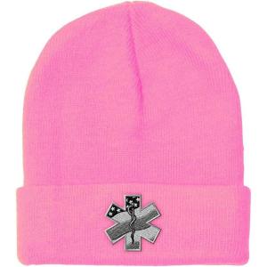 imageCustom Beanies for Men Paramedic A Embroidery Paramedic Winter Hats for Women Acrylic Skull Cap 1 SizeSoft Pink Design Only
