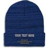 Heather Royal Blue Personalized Text Here
