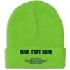 Lime Personalized Text Here