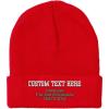 Red Personalized Text Here