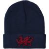 imageBeanies for Men Wales Flag Dragon Seal Embroidery Europe Winter Hats for Women Acrylic Skull Cap 1 SizeNavy Design Only