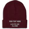 Burgundy Personalized Text Here