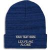 Heather Royal Blue Personalized Text Here