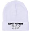 White Personalized Text Here