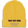 Yellow Personalized Text Here